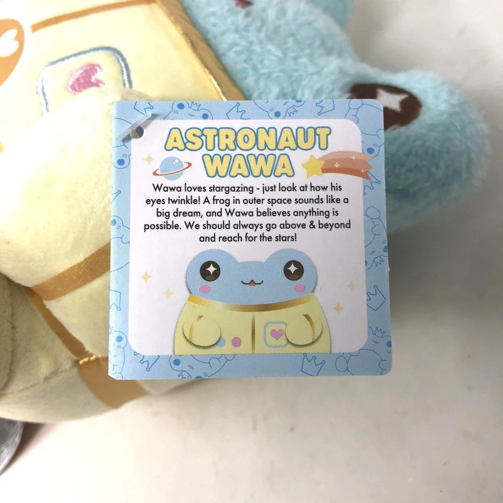 Cuddle Barn Plush Goals Astronaut Wawa Frog Plush‎ 6